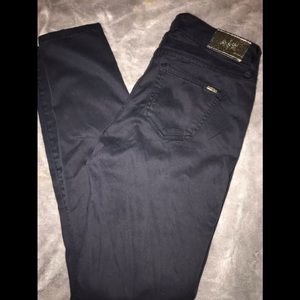 Armani Exchange super  skinny navy blue jeans